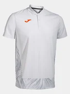 Koszulki sportowe męskie - Joma Funkcyjna koszulka polo w kolorze białym - miniaturka - grafika 1
