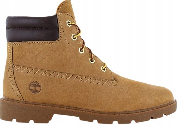 TIMBERLAND 6 IN BASIC ŚNIEGOWCE MŁODZIEŻOWE BRĄZOWE ZE SKÓRĄ 35 1JŁA