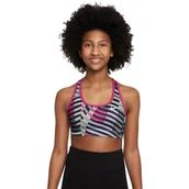 Biustonosze - Nike Dziewczęcy G Nk Swsh Rev Bra Sport AOP biustonosz sportowy - miniaturka - grafika 1