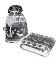 Pozostałe akcesoria świąteczne - FARO koc świąteczny Saco w worku grafitowy Saco003_20211119054216 - miniaturka - grafika 1