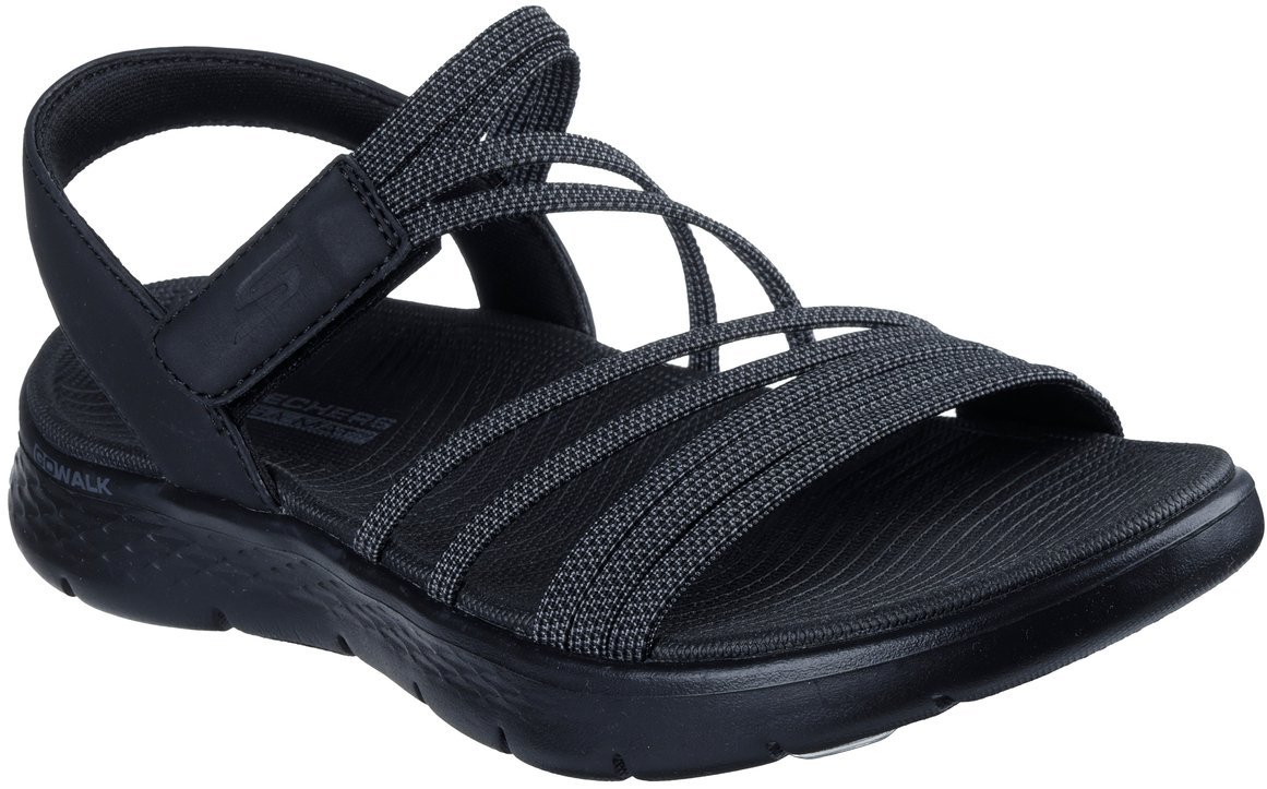 Skechers Skechers damskie sandały GO WALK FLEX SANDAL EMMA 141473 BKGY 41