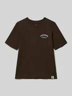 Koszulki dla chłopców - T-shirt z nadrukiem z logo - miniaturka - grafika 1