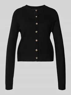 Kurtka z dzianiny o kroju regular fit z mieszanki wiskozy model ‘SABA’ - Swetry damskie - miniaturka - grafika 1