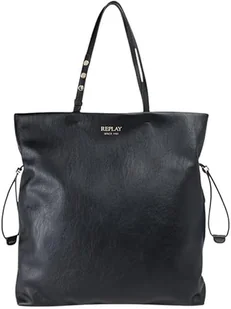 REPLAY Torba damska FW3800 Tote Bag 0098 Black, 0098 Czarny, Mittelgroße - Torebki damskie - miniaturka - grafika 1