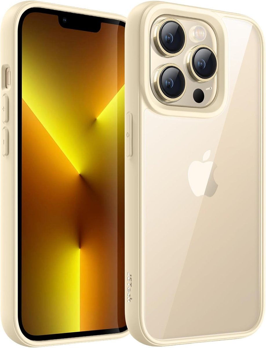 JETech Etui dla iPhone 13 Pro 6,1 Cala, Odporny na Wstrząsy Osłona Bumper Telefonu, Jednolitym Kolorze Matowe Ramka z TPU, Odporny na Zarysowania Pr..
