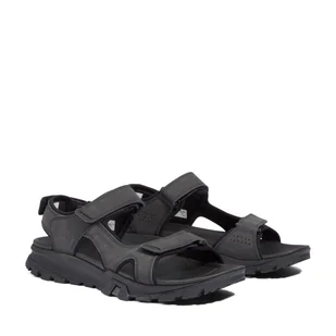 Męskie Sandały TIMBERLAND LINCOLN PEAK STRAP SANDAL TB0A5T5G0151 – Czarny - Sandały męskie - miniaturka - grafika 1