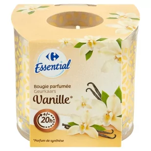 Carrefour Essential Świeca zapachowa waniliowa 100 g - Środki do WC - miniaturka - grafika 1