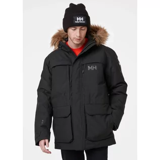 Kurtki męskie - Męska kurtka Helly Hansen NORDSJO PARKA black - L - grafika 1