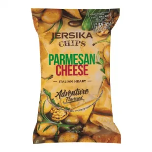Jersikas Chipsy ziemniaczane o smaku sera parmezan 90 g - Chipsy - miniaturka - grafika 1