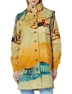 Kurtki damskie - Desigual Damska kurtka Chaq_Venecia, żółty, M - miniaturka - grafika 1