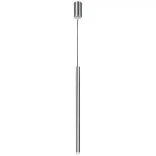 Sigma Sopel Prosty lampa wisząca 1-punktowa srebrna 33148 - Lampy sufitowe - miniaturka - grafika 2