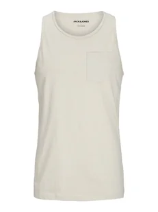 Jack & Jones Top "Jake" w kolorze beżowym - Koszulki męskie - miniaturka - grafika 1
