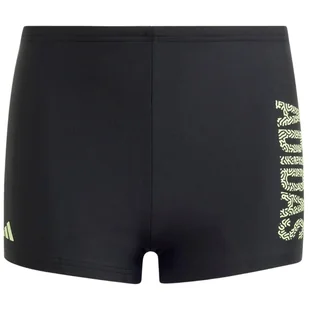 Spodenki kąpielowe dla dzieci adidas Logo Swim BXR - Kąpielówki dla chłopców - miniaturka - grafika 1