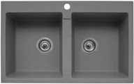 Zlewozmywaki - Pyramis Sparta 78x50) 2B 070053401 Szary - miniaturka - grafika 1