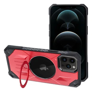 Futerał Armor Mag Cover kompatybilny z MagSafe do IPHONE 12 PRO MAX czerwony - Etui i futerały do telefonów - miniaturka - grafika 1