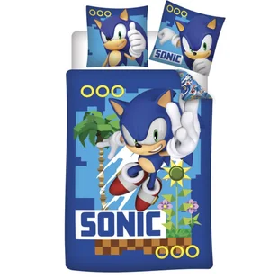 Pościel Sonic Dwustronna 135x200 + 80x80 100% Bawełna - Pościel dla dzieci - miniaturka - grafika 1