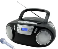 Radioodtwarzacze - Soundmaster SCD5800SW przenośny system stereo Analogowy 3 W FM, PLL Czarny Odtwarzacz mp3 - miniaturka - grafika 1