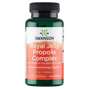 Swanson Royal Jelly Propolis Complex, kapsułki 60 szt. - Zdrowa żywność - miniaturka - grafika 1
