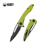Noże - Kubey Merced Knife Translucent Yellow G10, Blackwashed AUS-10 by Sherif Manganas (KU345C) - miniaturka - grafika 1