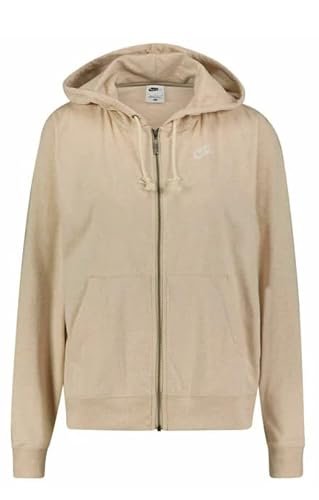 Nike DM6386-126 W NSW Gym VNTG Easy FZ Hoodie Długa koszulka Damska SANDDRIFT/Biały Rozmiar 2XL