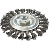 Tarcze do pił - Graphite Szczotka druciana 57H598 tarczowa 125 mm x M14 Inox - miniaturka - grafika 1