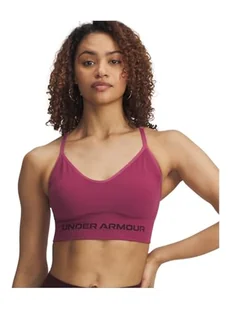 Under Armour Vanish Bezszwowy Niski Biustonosz - Fuksja Zmierzch / / Ciemny Bordowy - XS - Biustonosze - miniaturka - grafika 1