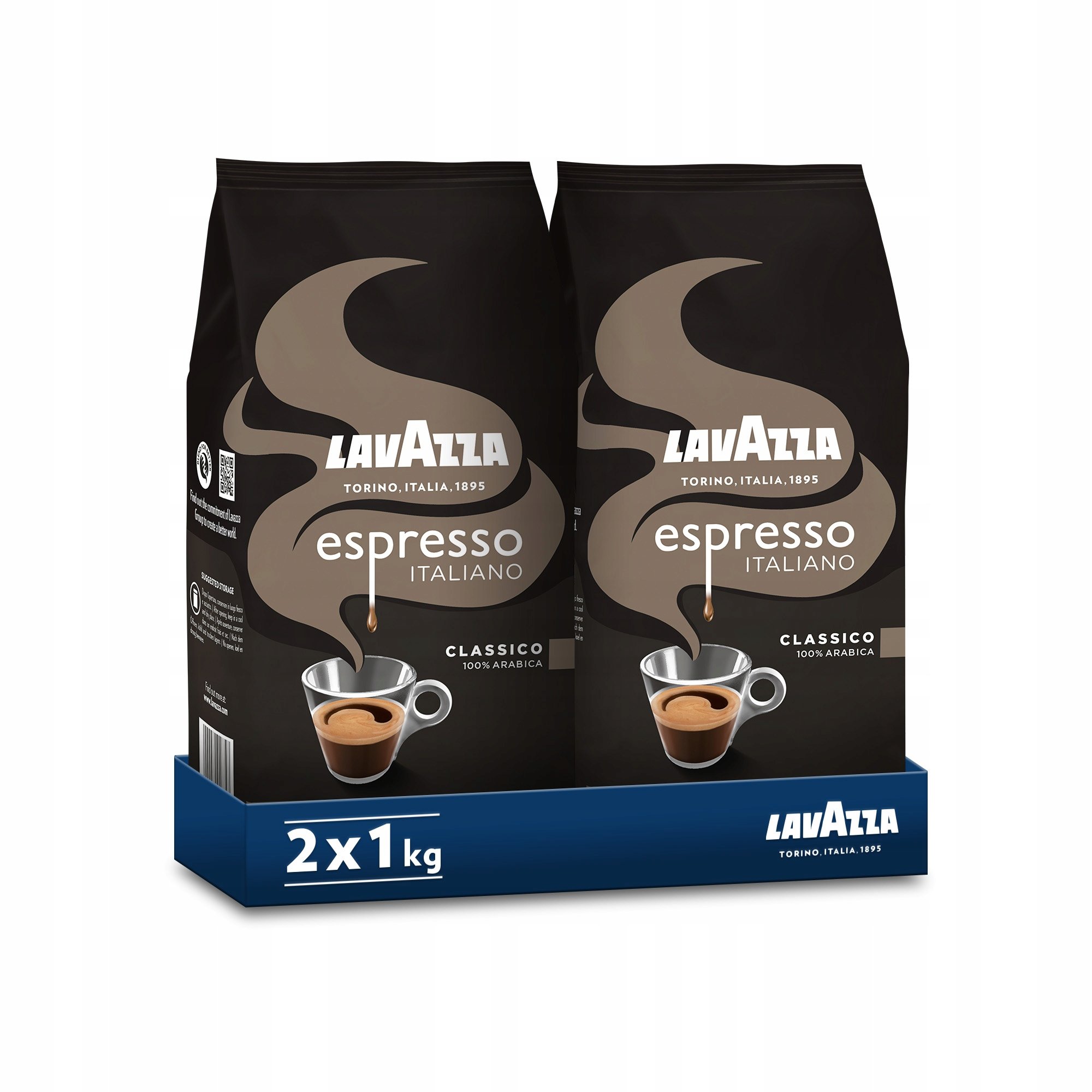 Kawa ziarnista Lavazza Espresso 2x1kg Italiano Classico Arabica