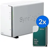 Pozostałe akcesoria sieciowe - Synology DS223J+2x HAT3300-4T (2x 4TB) - miniaturka - grafika 1