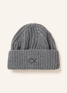 Calvin Klein Czapka grau - Czapki damskie - miniaturka - grafika 1