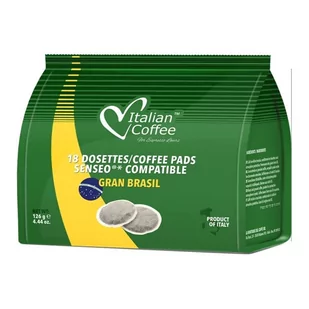 Italian Coffee Brasil Senseo pads - 18 saszetek - Kawa w kapsułkach i saszetkach - miniaturka - grafika 1