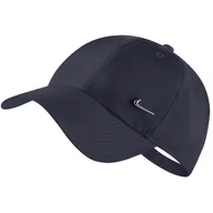 Czapki i chusty sportowe męskie - Czapka Nike Metal Swoosh 86 943092-451 - granatowa - miniaturka - grafika 1