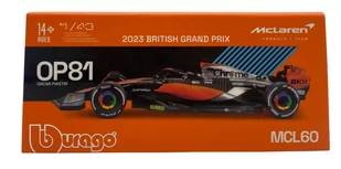 McLaren MCL60 F1 2023 #81 Piastri KASK BBurago 1:43 - Samochody i pojazdy dla dzieci - miniaturka - grafika 1