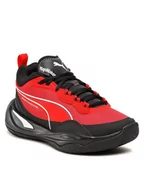 Buty sportowe damskie - Puma Buty Playmaker Jr 387353 02 Czerwony - miniaturka - grafika 1