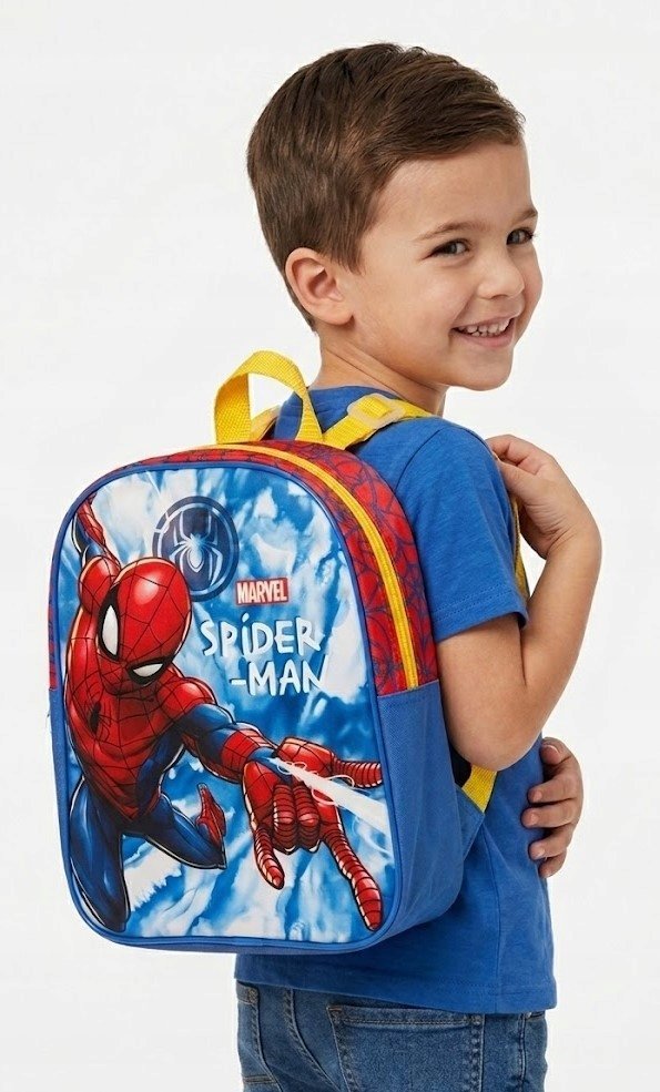 PLECAK dla przedszkolaka DZIECIĘCY SPIDERMAN PAJĄK SUPERBOHATER na prezent