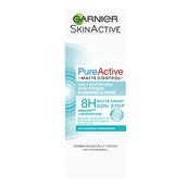 Kremy do twarzy - Garnier Pure Active Matte Control Daily Mattifying Moisturiser Blemishes & Shine Matująco-Nawilżający Krem Do Twarzy Przeciw Niedoskonałościom 50ml - miniaturka - grafika 1