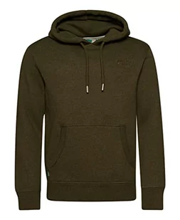 Superdry Męska bluza z kapturem, Olive Marl, XS - Bluzy męskie - miniaturka - grafika 1