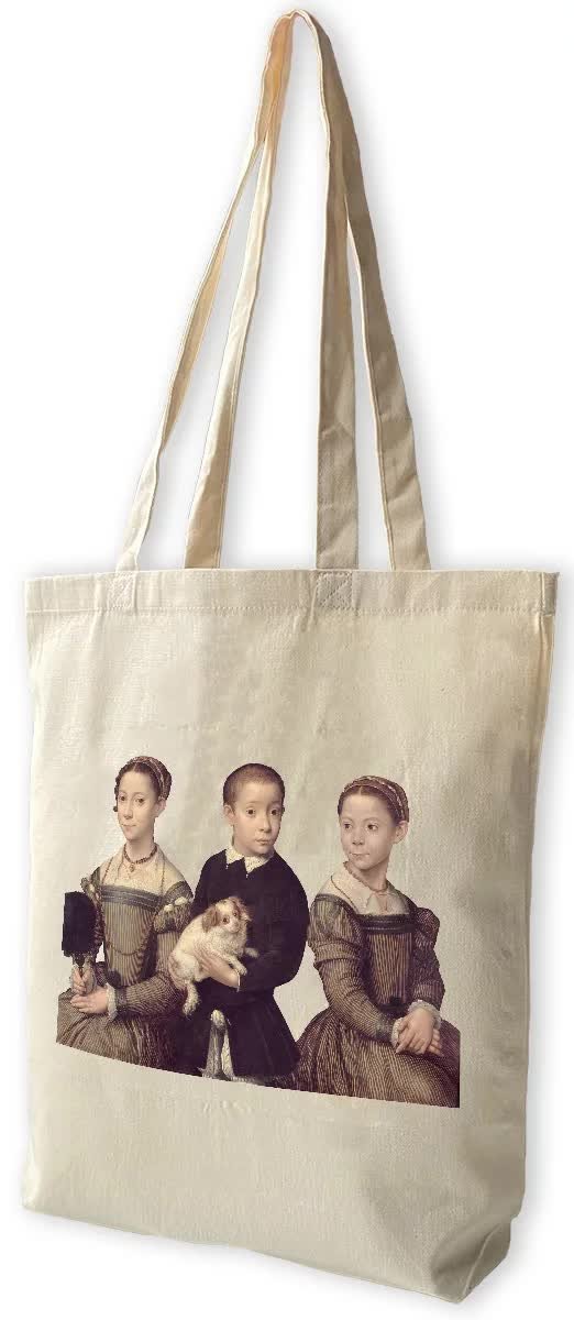 Torba bawełniana Troje dzieci z psem Sofonisba Anguissola
