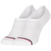 Skarpetki damskie - Skarpetki Stopki 2 pary TH Uni Tj Footie 2P Iconic White 701228179 001 (TH1291-b) Tommy Hilfiger - miniaturka - grafika 1