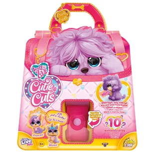 Cutie Cuts. Piesek fioletowy - zabawka - Zabawki interaktywne dla dzieci - miniaturka - grafika 1