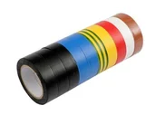 Inne akcesoria elektryczne - Vorel Taśma izolacyjna PVC 19mm x 20m 10szt. 75028 - miniaturka - grafika 1