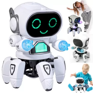 Interaktywny Robot Tańczy na 6 Nogach Muzyka Led - Roboty dla dzieci - miniaturka - grafika 1