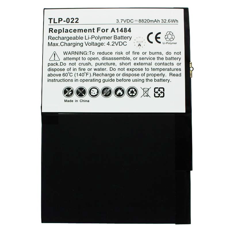 Bateria AccuCell odpowiednia dla Apple iPad Air A1474 Bateria A1484, 6712-6700