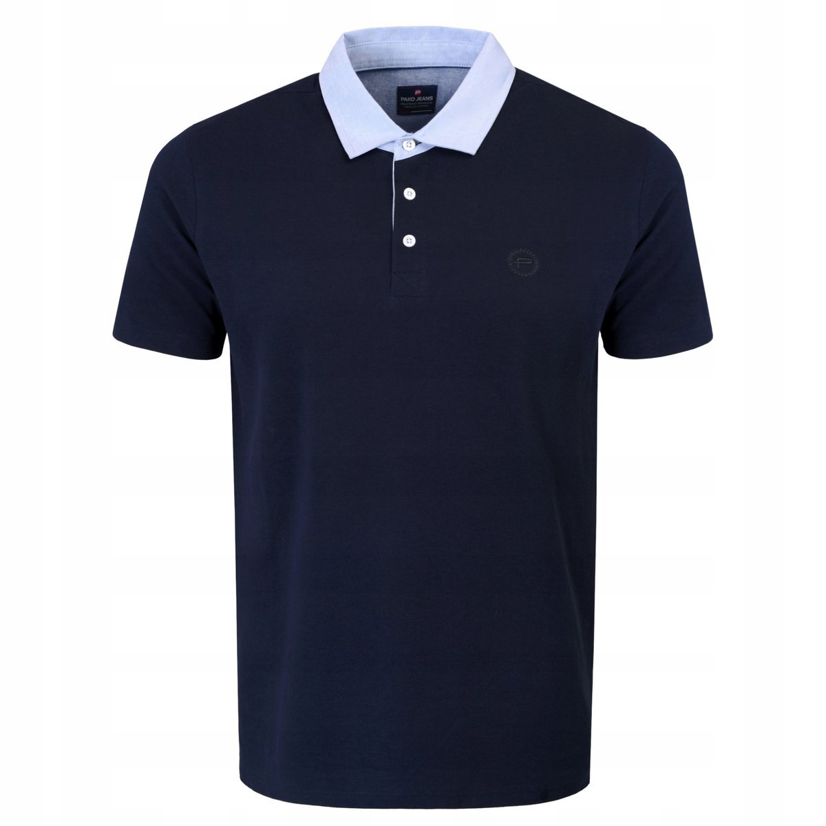 POLO Koszulka Męska GRANATOWA Bawełniana ALT Elegancka XL Pako Jeans