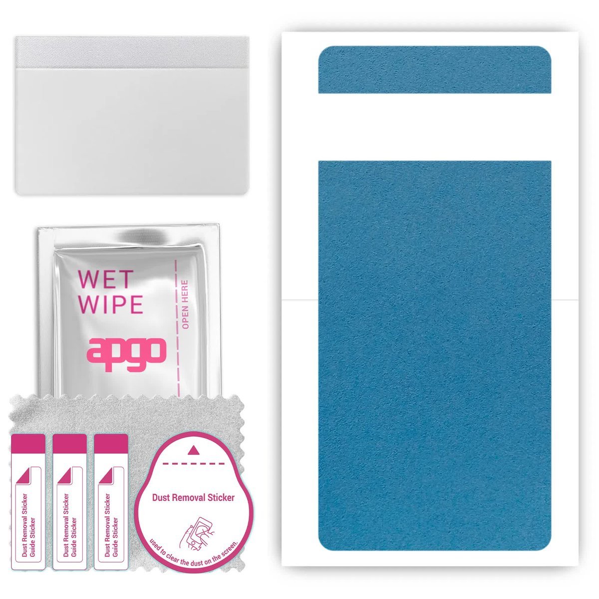 Folia naklejka skórka strukturalna na TYŁ Zamsz do Google Pixel 7A - Zamsz Niebieski - apgo SKINS