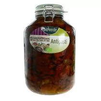 Bio Verde POMIDORY SUSZONE NA SŁOŃCU W OLEJU BIO 4,75 kg (SŁOIK) - - Warzywa świeże i suszone - miniaturka - grafika 1