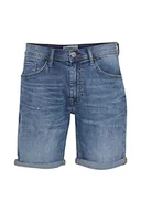 Spodenki damskie - Blend BHDenimShorts - 20713326 męskie szorty jeansowe krótkie spodnie jeansowe, Denim Middle Blue (200291), XL - miniaturka - grafika 1