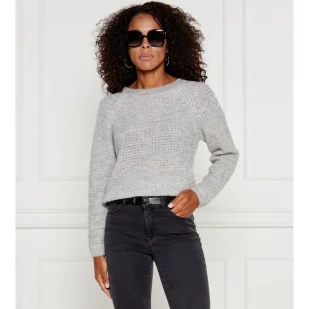 Marc Cain Wełniany sweter | Regular Fit - Swetry damskie - miniaturka - grafika 1