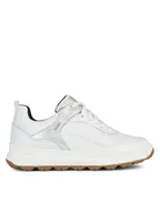 Sneakersy damskie - Geox Sneakersy D Spherica 4x4 B Abx D3626D 0467B C0007 Biały - miniaturka - grafika 1