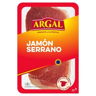 Argal Szynka wieprzowa Jamón Serrano 60 g - Kiełbasa i wędliny - miniaturka - grafika 1