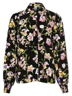 Koszule damskie - Y.A.S - Bluzka damska  YASEmmy, czarny|wielokolorowy - miniaturka - grafika 1